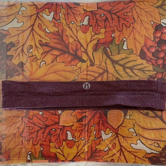 lululemon athletica Accessories - Lululemon Athletica Burgundy Headband